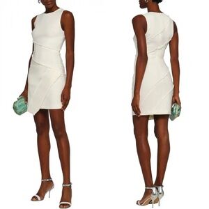 Cinq a sept - Josie ivory asymmetrical mini dress